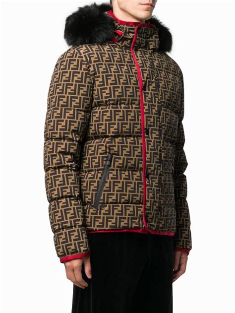 fendi men's trench coat|Fendi puffer jacket cost.